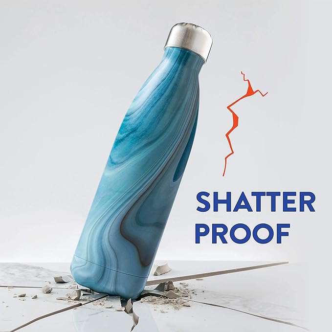 Finedine Set of 500ml - Insulated Stainless Steel Water Bottles