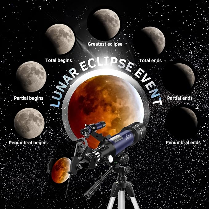 Maxlapter Telescope for Astronomy – HD Viewing for Moon & Planet Observation