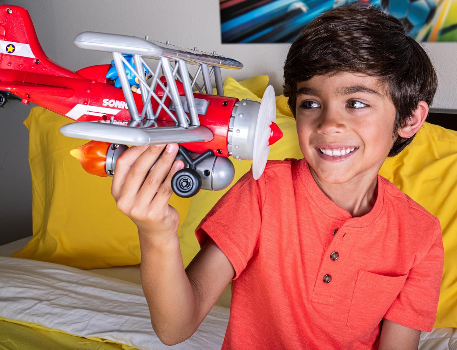 Sonic The Hedgehog Tornado Biplane Playset by JAKKS Pacific