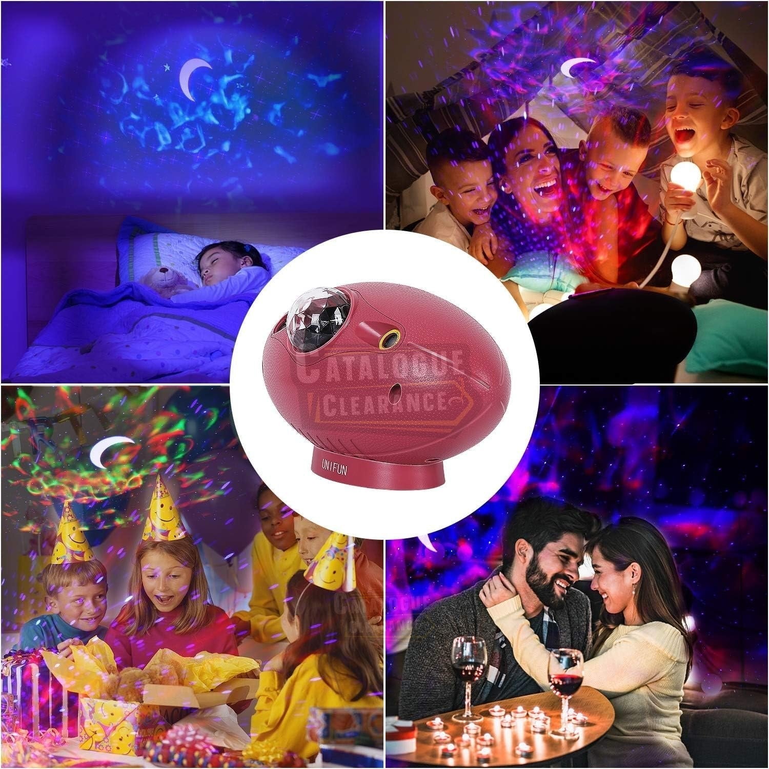 Star Light Galaxy Projector – 4-in-1 LED & Bluetooth Speaker