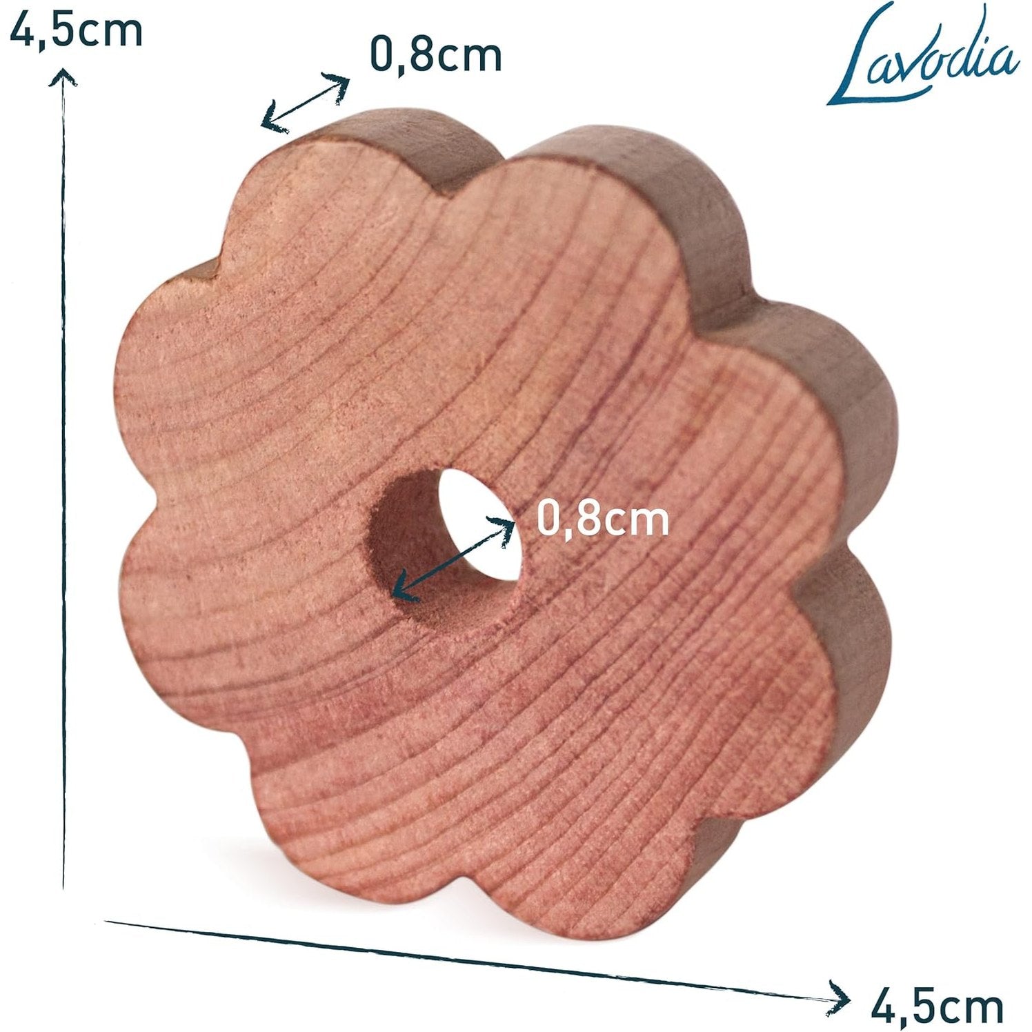 Lavodia 30x Cedar Wood Rings