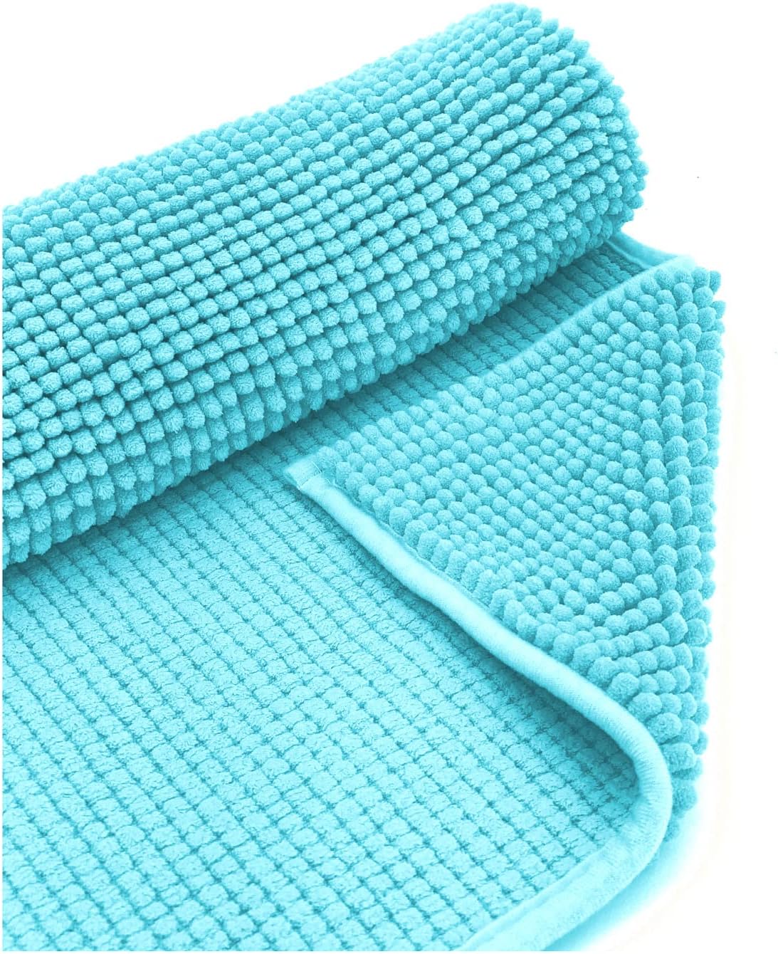 High Street Premium Chenille High Pile Bath Mat – Super Soft Non-Slip Absorbent Bathroom Rug 50 x 80cm