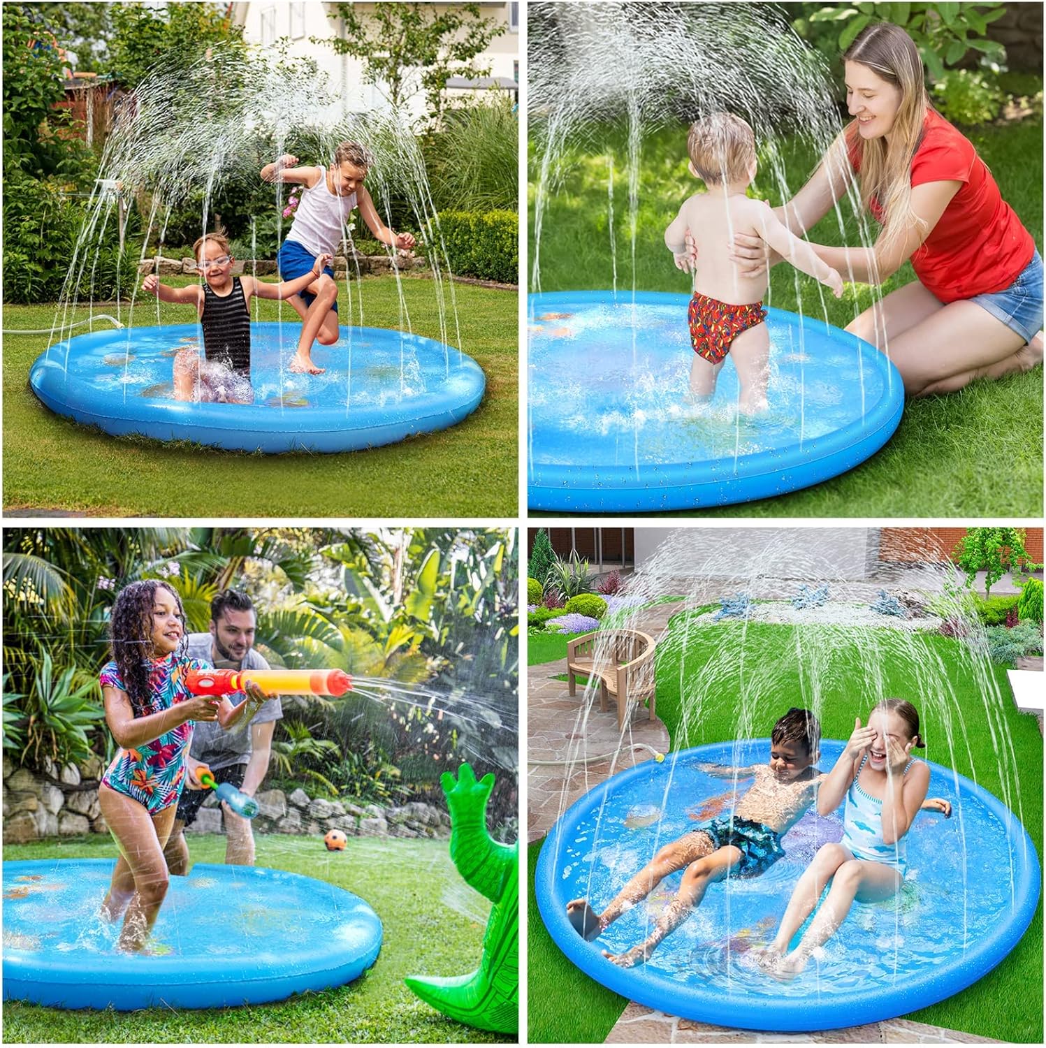 SPLASH PAD - SKY BLUE/SEA GREEN COLOR - Kids/Pets by Dookey
