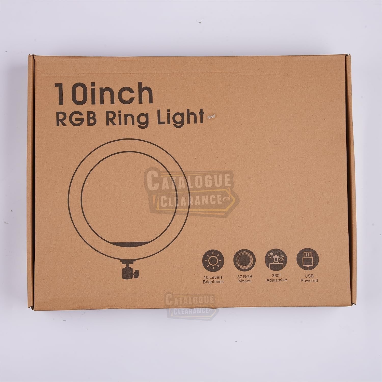 10" Ring Light with Tripod – Dimmable LED for Streaming & Makeup