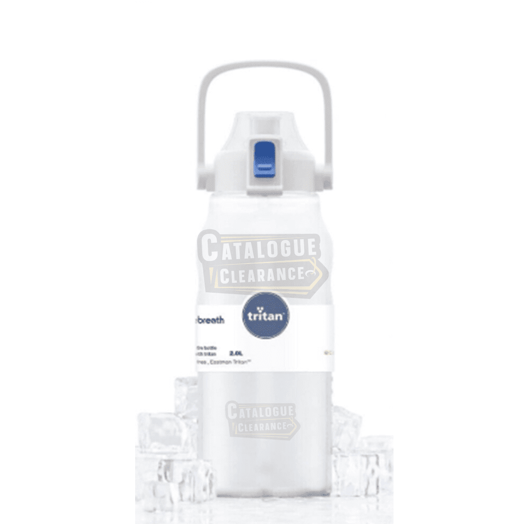 Free Breath 2L Sports Water Bottle – BPA-Free Tritan, Leakproof with Straw, Perfect for Gym & Outdoor Activities