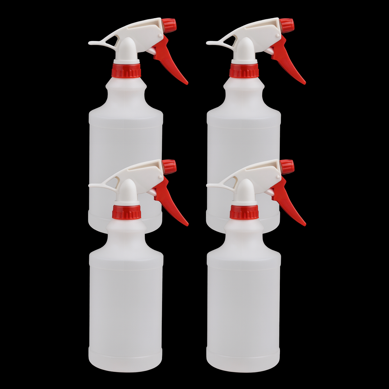 DilaBee 950ml Refillable Spray Bottle – Durable Plastic, Pump Action, White