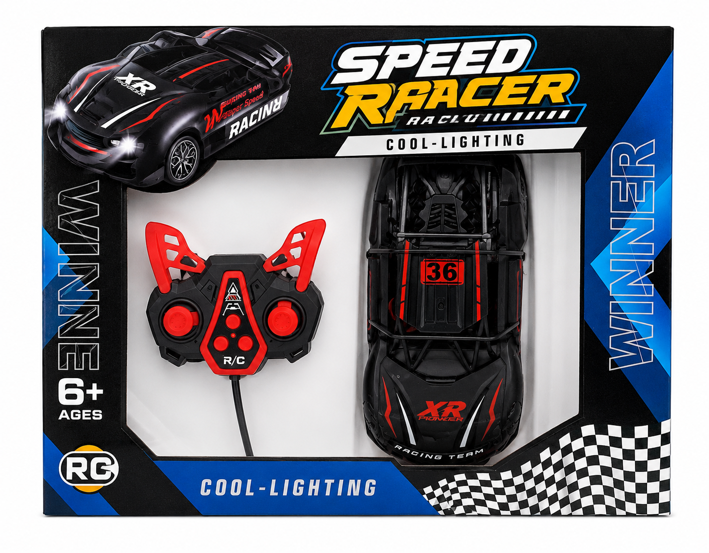 REMOTE SPEED RACER GAME SET FOR CHILDREN ABOVE 6 YEARS