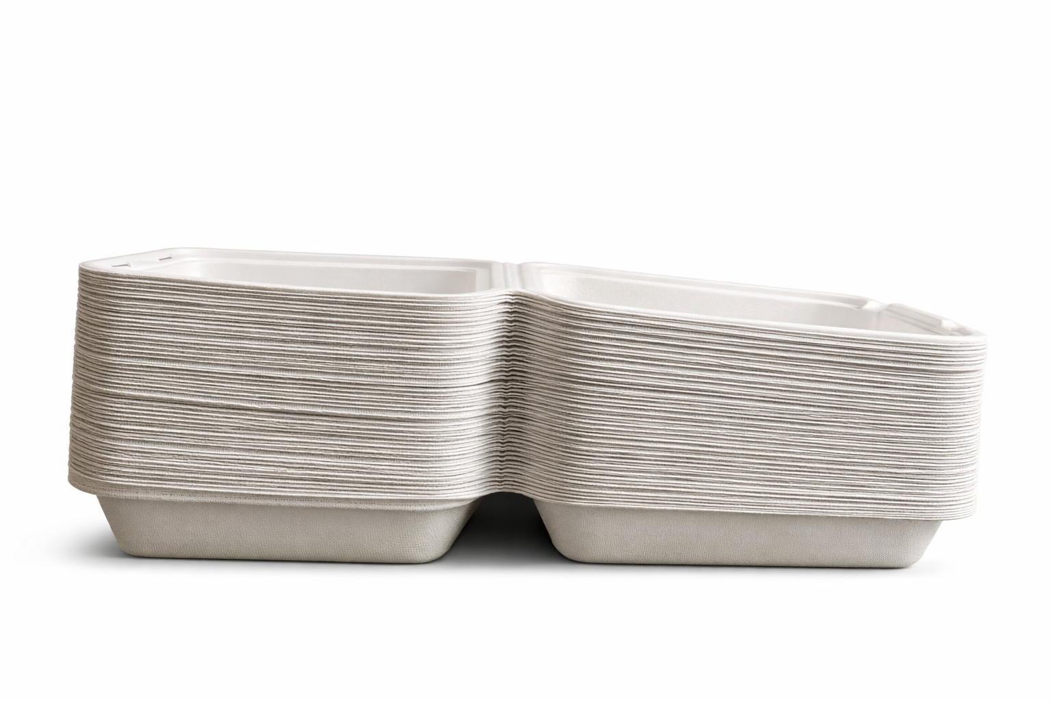 Biodegradable 23cm (9") Lunch Box – 900ml pack of 50