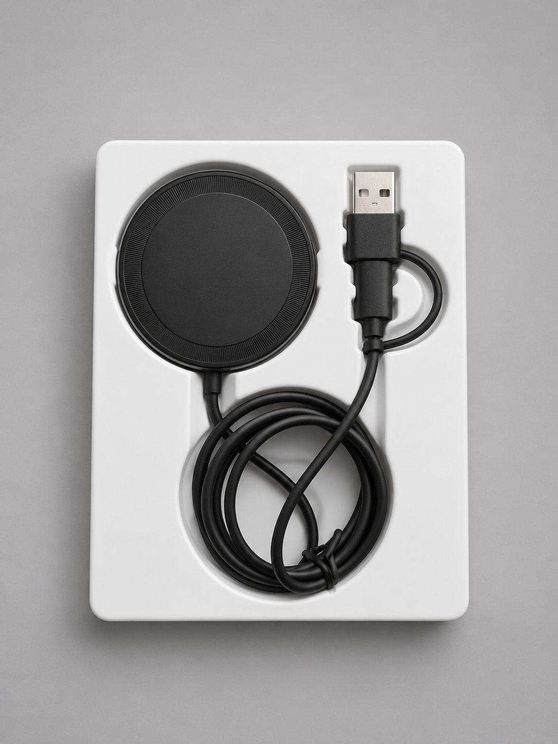 3 IN 1 WIRELESS CHARGER - 18W MAX - TYPE-C/USB 2.0
