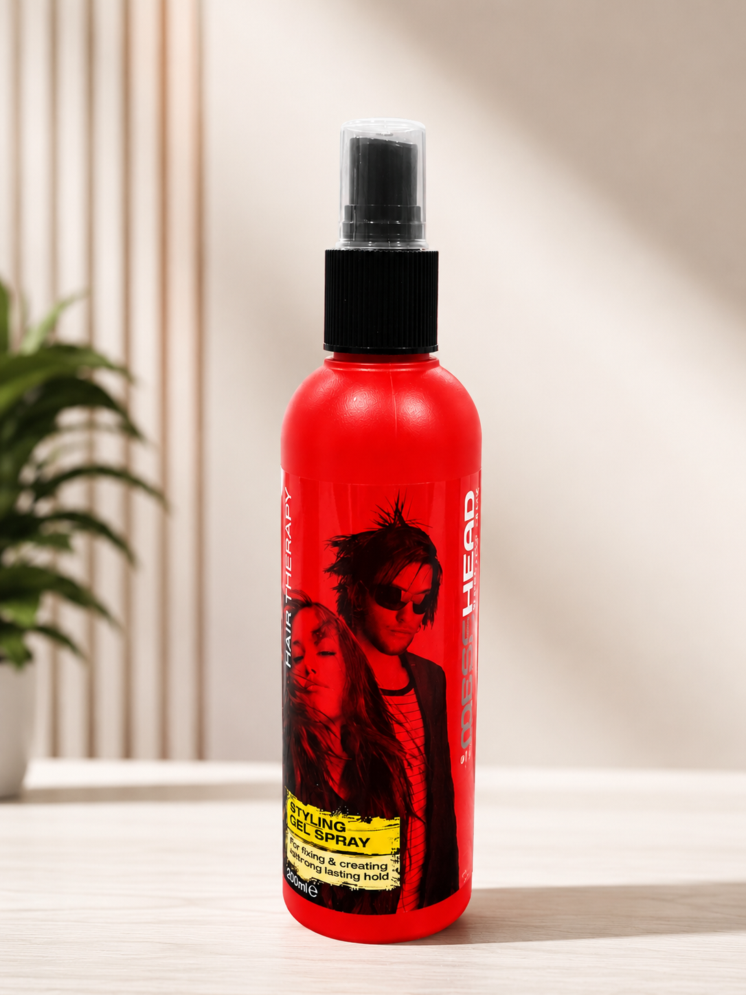 STYLING GEL SPRAY - FIXING & CREATINGWITH LONG LASTING HOLD - 250ML - MESSHEAD HAIR THERAPY