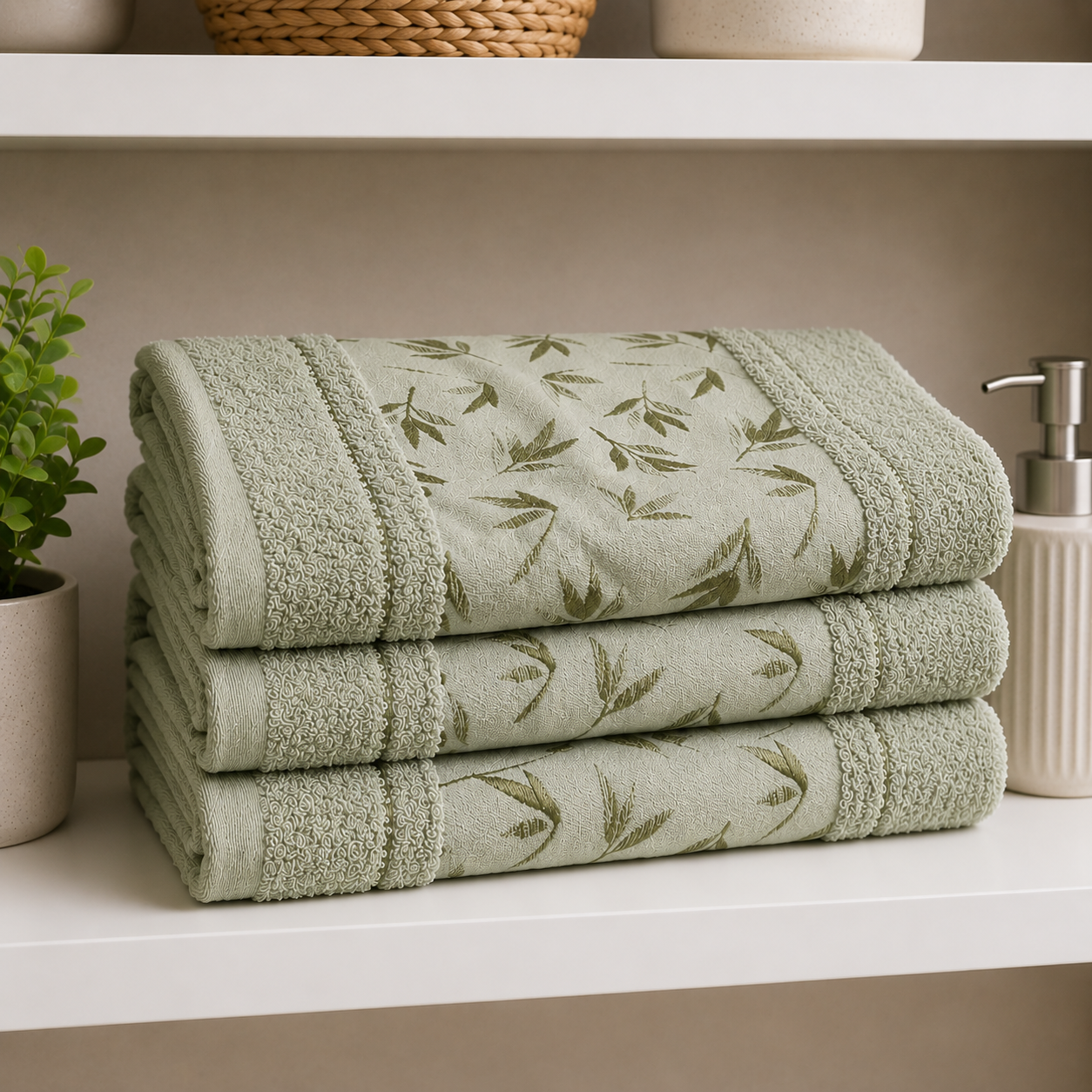 MARLOW BAMBOO BATH SHEET - SET OF 3/PACK - IN 6 COLORS - 90*150cm by REVERIE MAISON