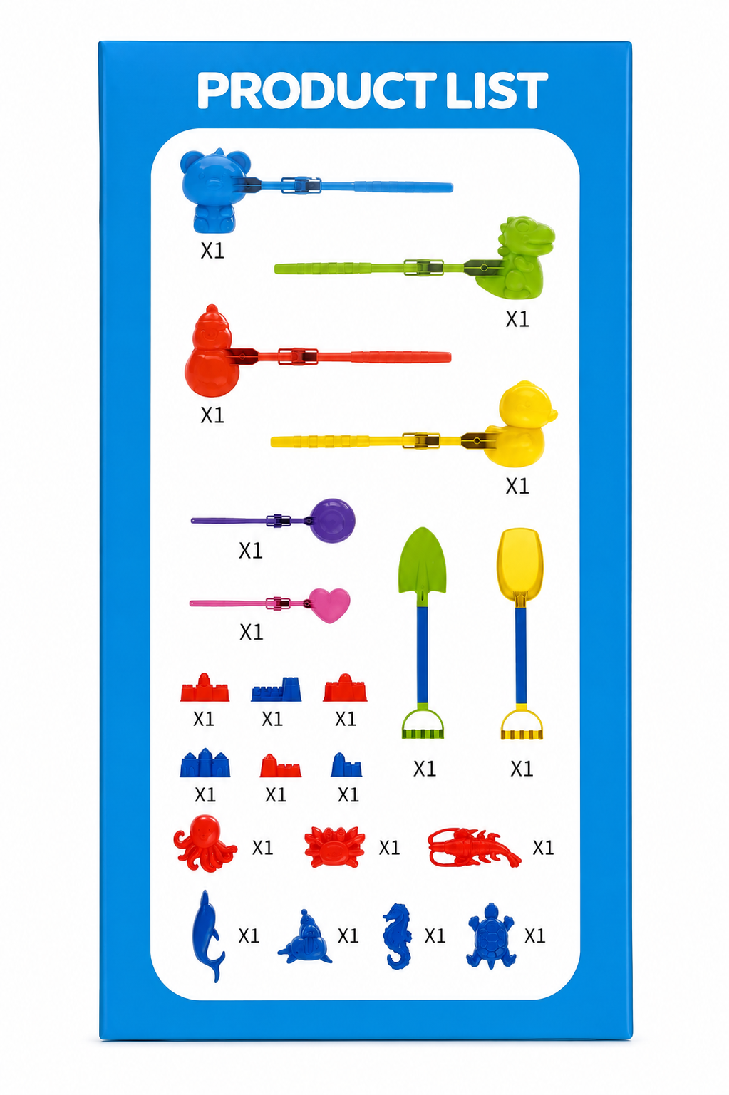CUTE SHAPE SNOW TODDLER TOYS FOR ABOVE 3 YEARS AGE