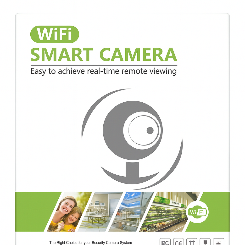 WiFi Smart Camera easy to achieve real time remote viewing