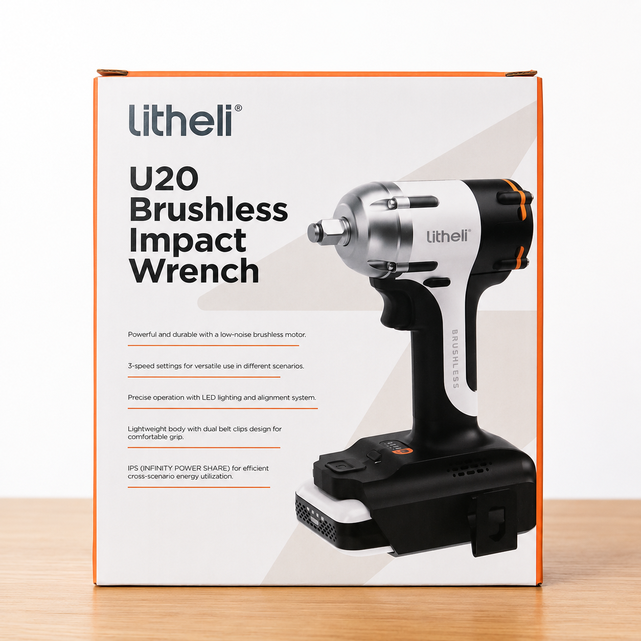 U20 BRUSHLESS IMPACT WRENCH - by LITHELI
