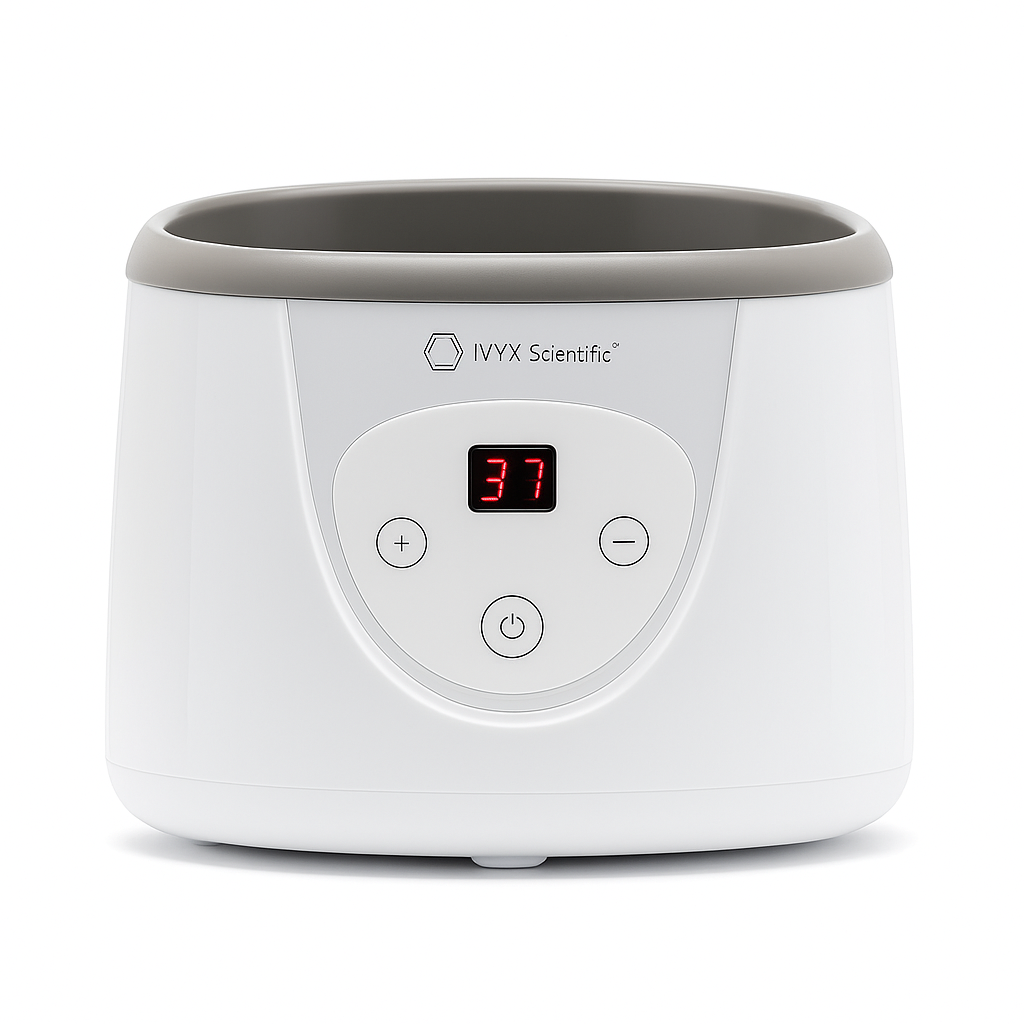 IVYX Scientific 660mL Digital Laboratory Water Bath, 400W Heating, Temperature Range RT–100°C