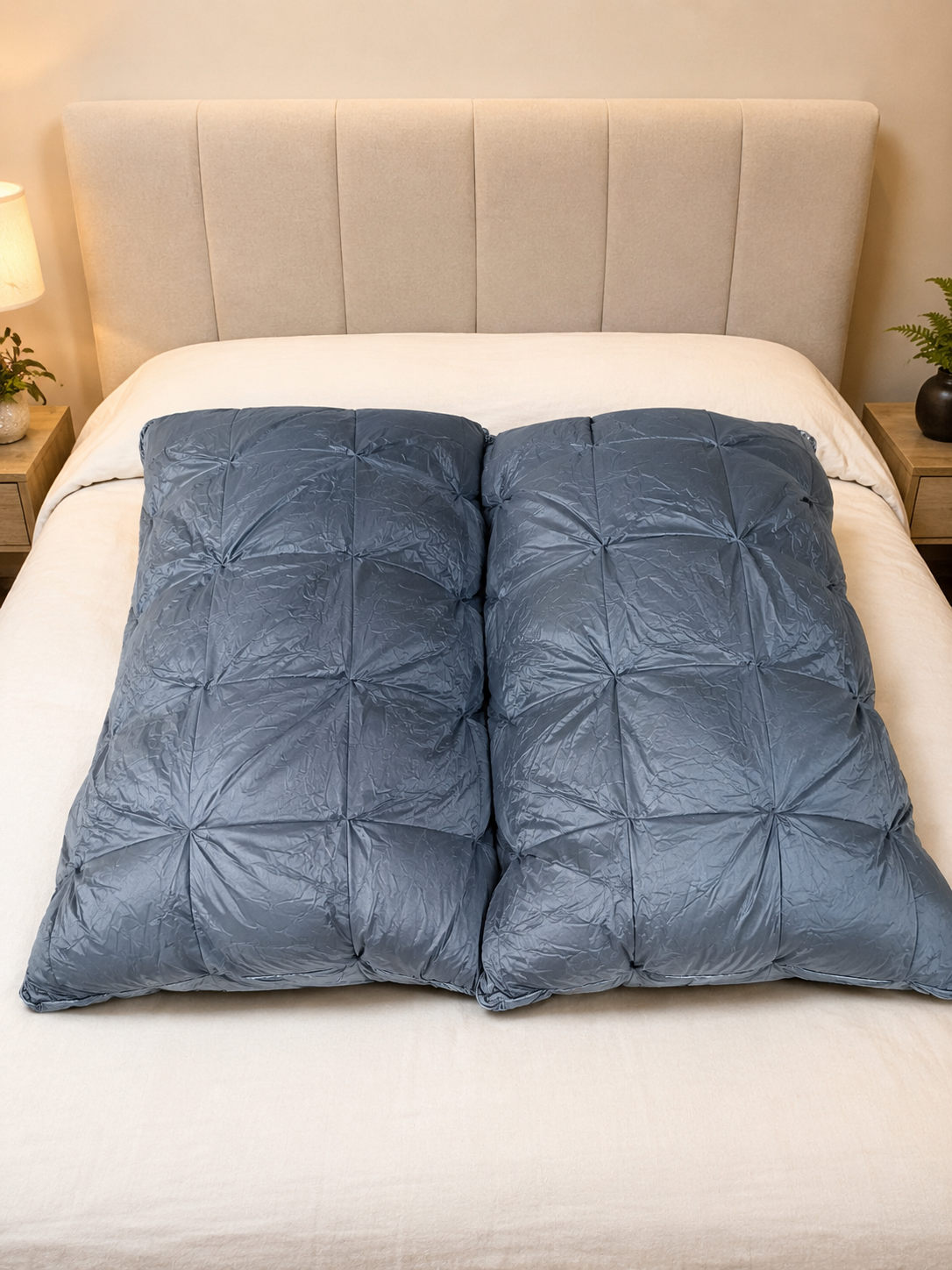 PILLOWS SET - GREY IN COLOR