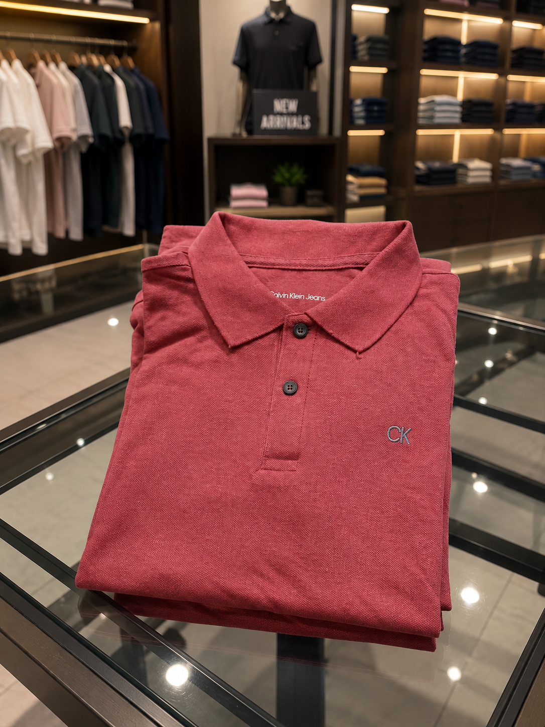 CALVIN KLIEN T-SHIRTS - VINTAGE-DUSTY ROSE SHADE - UNISEX -size-medium/small