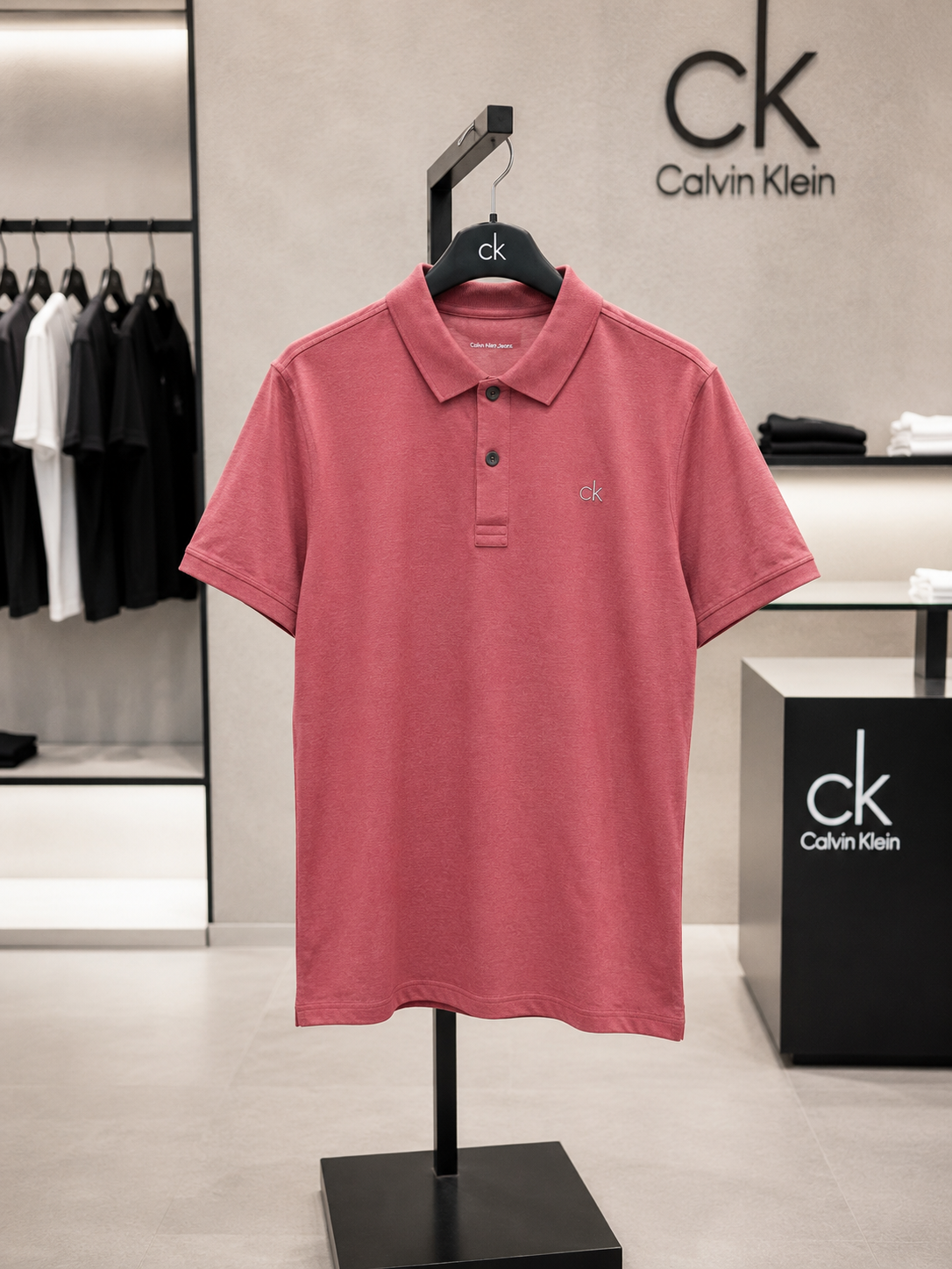 CALVIN KLIEN T-SHIRTS - VINTAGE-DUSTY ROSE SHADE - UNISEX -size-medium/small