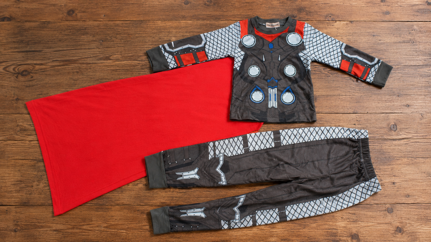 KIDS COSTUME SET - THOR AVENGERS-GREY EDITION FOR 2-3 YEARS OLD - by PJS