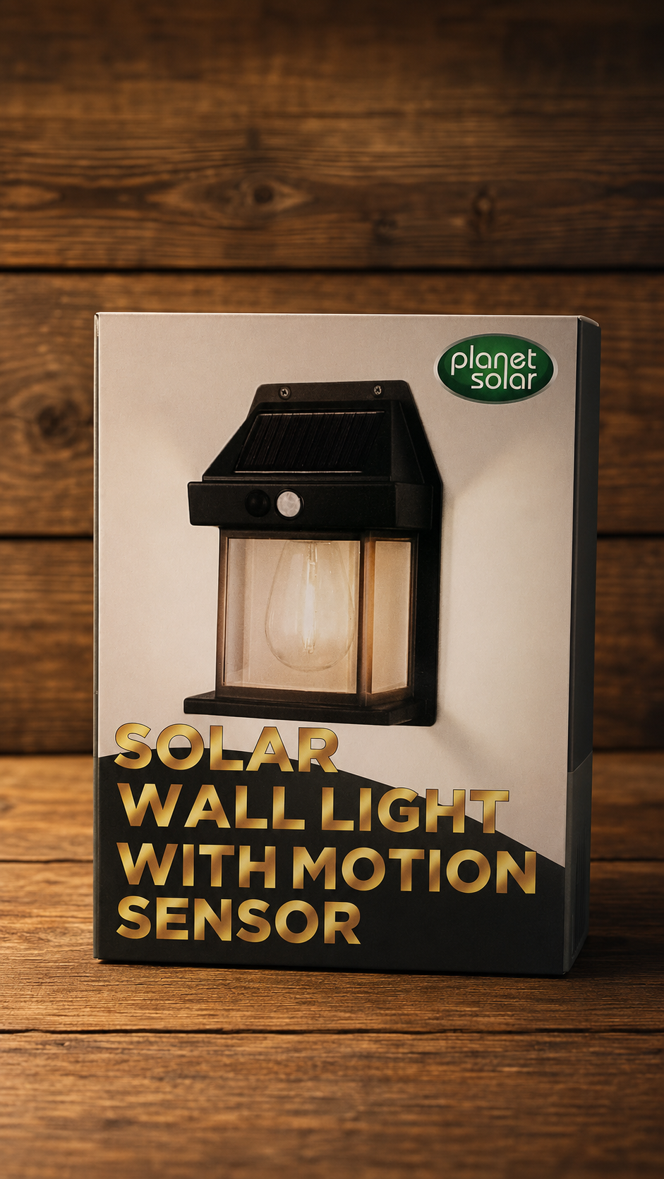 SOLAR WALL LIGHT - MOTION SENSOR - by PLANET SOLAR