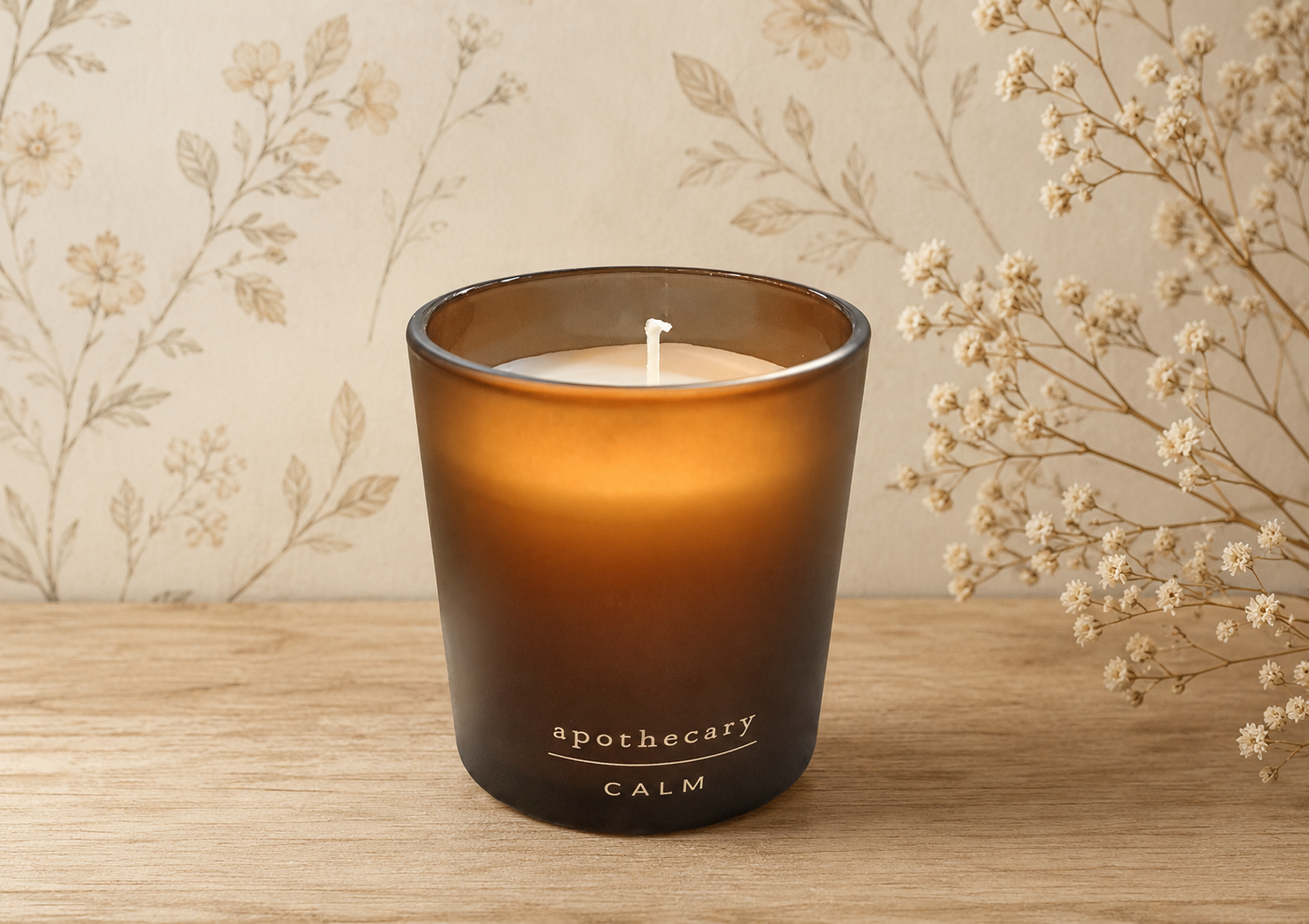SCENTED CANDLE - CALM NOTES - LEVENDER/ HO WOOD/ SWEET ORANGE/ CEDAR WOOD by HIGH STREET
