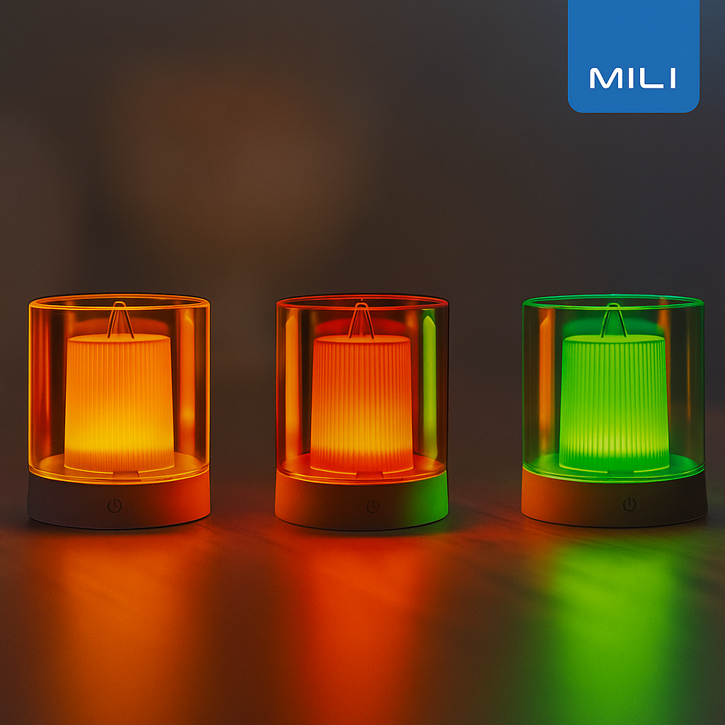 MiLi Rechargeable LED Candle Lights – Flameless Ambient Tea Lights