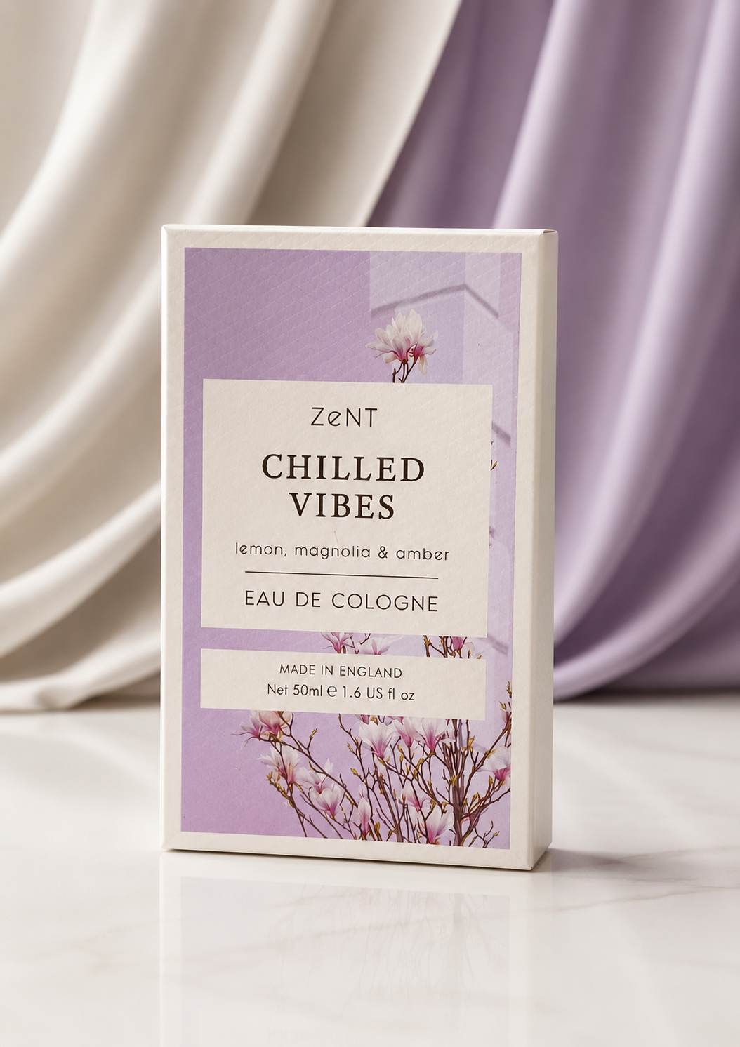 ZENT CHILLED VIBES - EAU DE COLOGNE -50ml - made in england