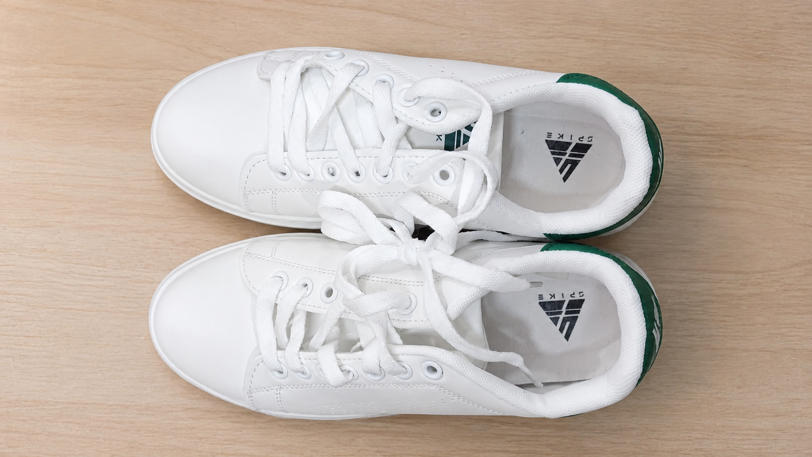 WHITE CASUAL SNEAKERS - Everyday Comfort + Timeless Style - Size- 41,42,43- by SPIKE