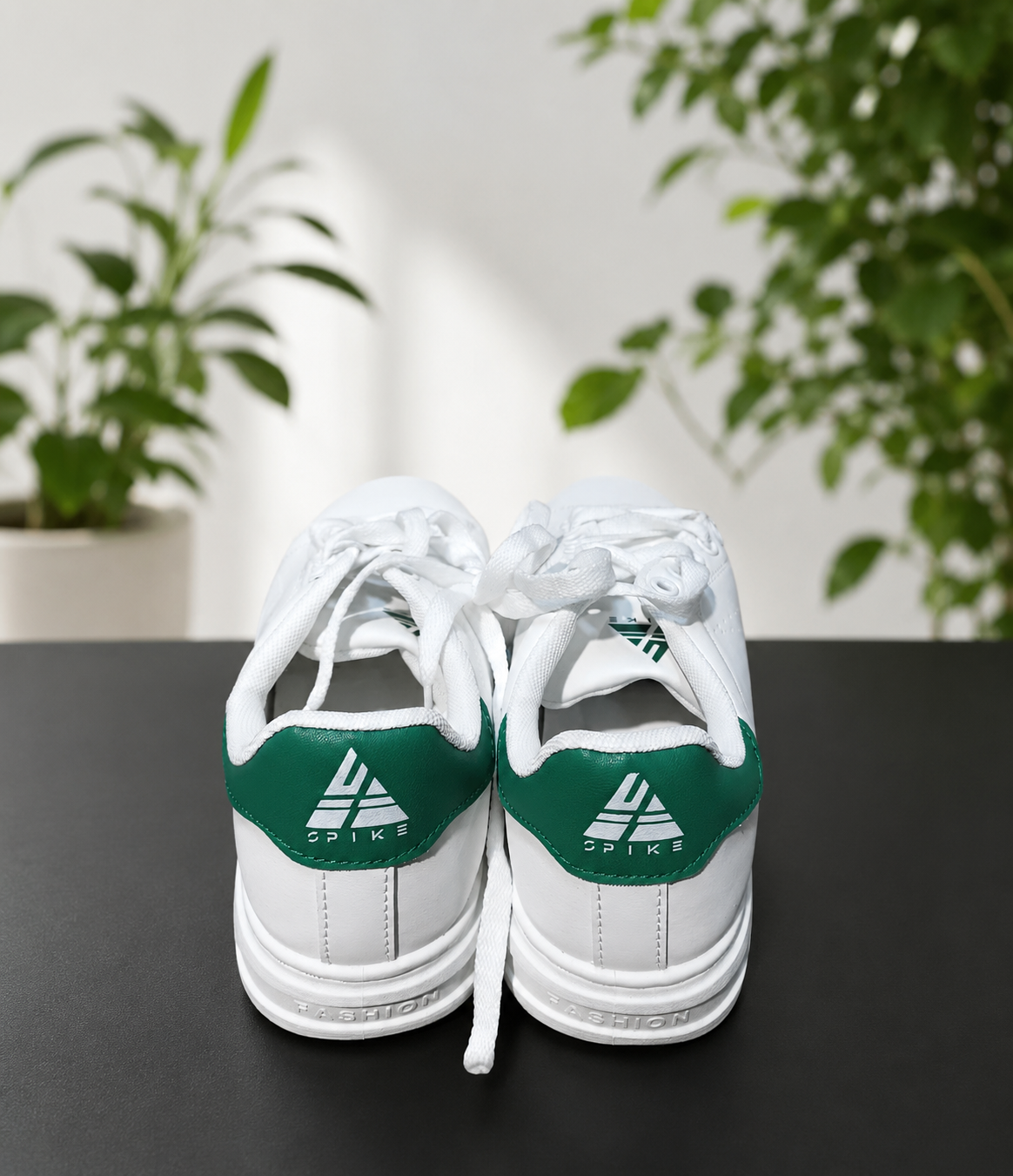 WHITE CASUAL SNEAKERS - Everyday Comfort + Timeless Style - Size- 41,42,43- by SPIKE