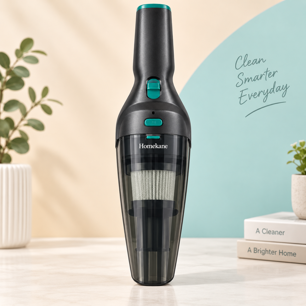 HANDHELD VACUUM CORDLESS - MULTIFUNCTIONAL ALONG WITH RECHARGEABLE STAND