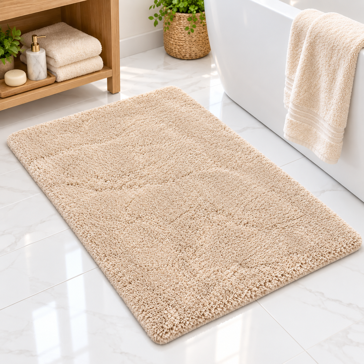 HIGH ST BRAND - BATH MAT - FOR LUXURY SPA & QUICK DRY - (50cm*80cm)