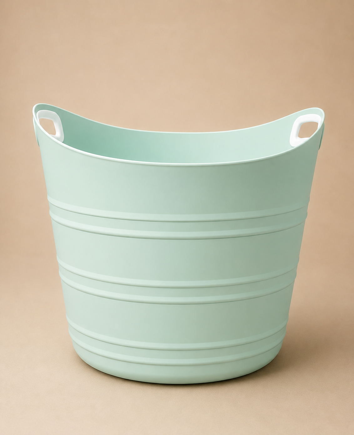 LAUNDRY BASKETS - STYLISH, DURABLE & VERSATILE - WHITE/SEA GREEN