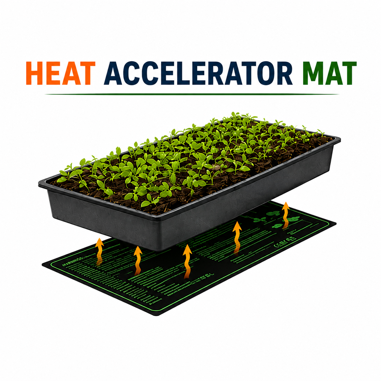 HEAT ACCELERATOR MAT FOR GROWING SEEDS, FLOWERS, FRUITS & VEGETABLES - (10cm*20cm)