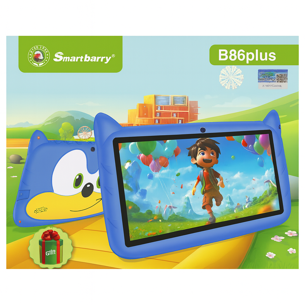 Smartbarry B86 Plus 7-Inch Kids Tablet (8GB RAM + 512GB Storage, WiFi, Android 14
