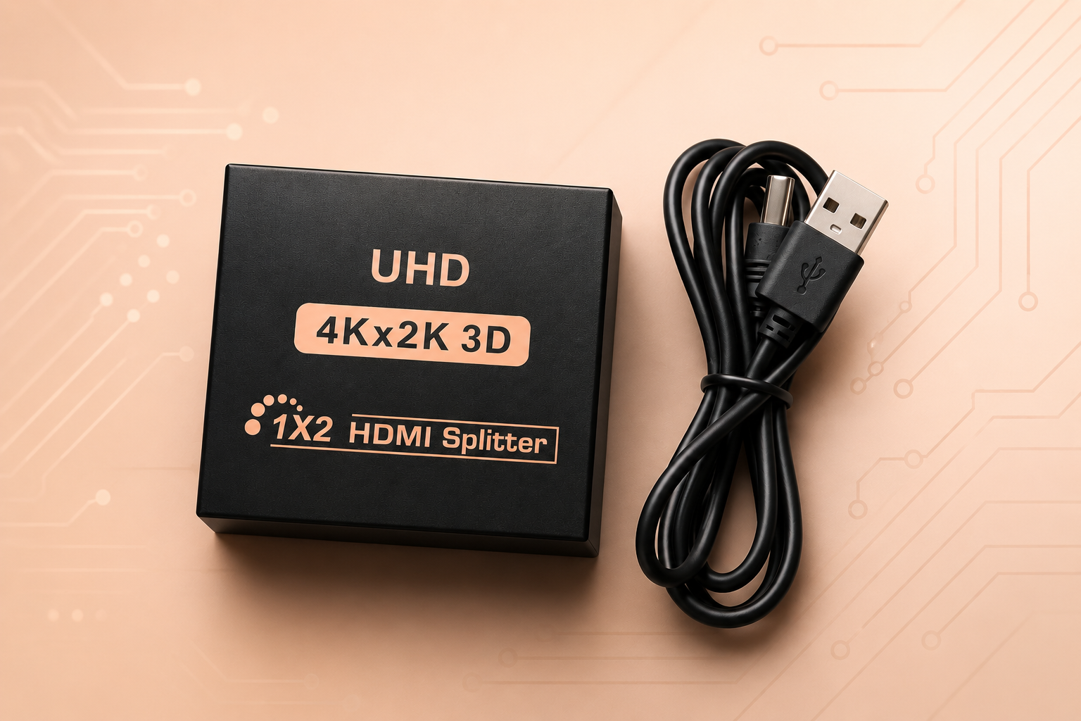 HDMI SPLITTER - SIGNAL TO 2 DISPLAYS WITH 4K ULTRA HD SUPPORT
