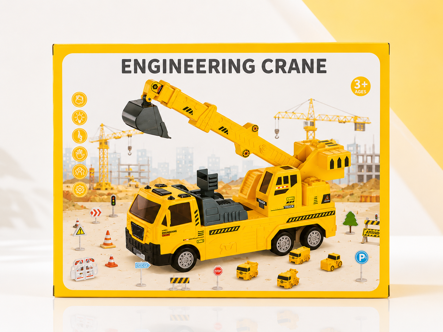 ENGINEERING CRANE - BEST PLAY SET FOR TODDLERS ABOVE 3 YEARS TO BUILD SKILLS