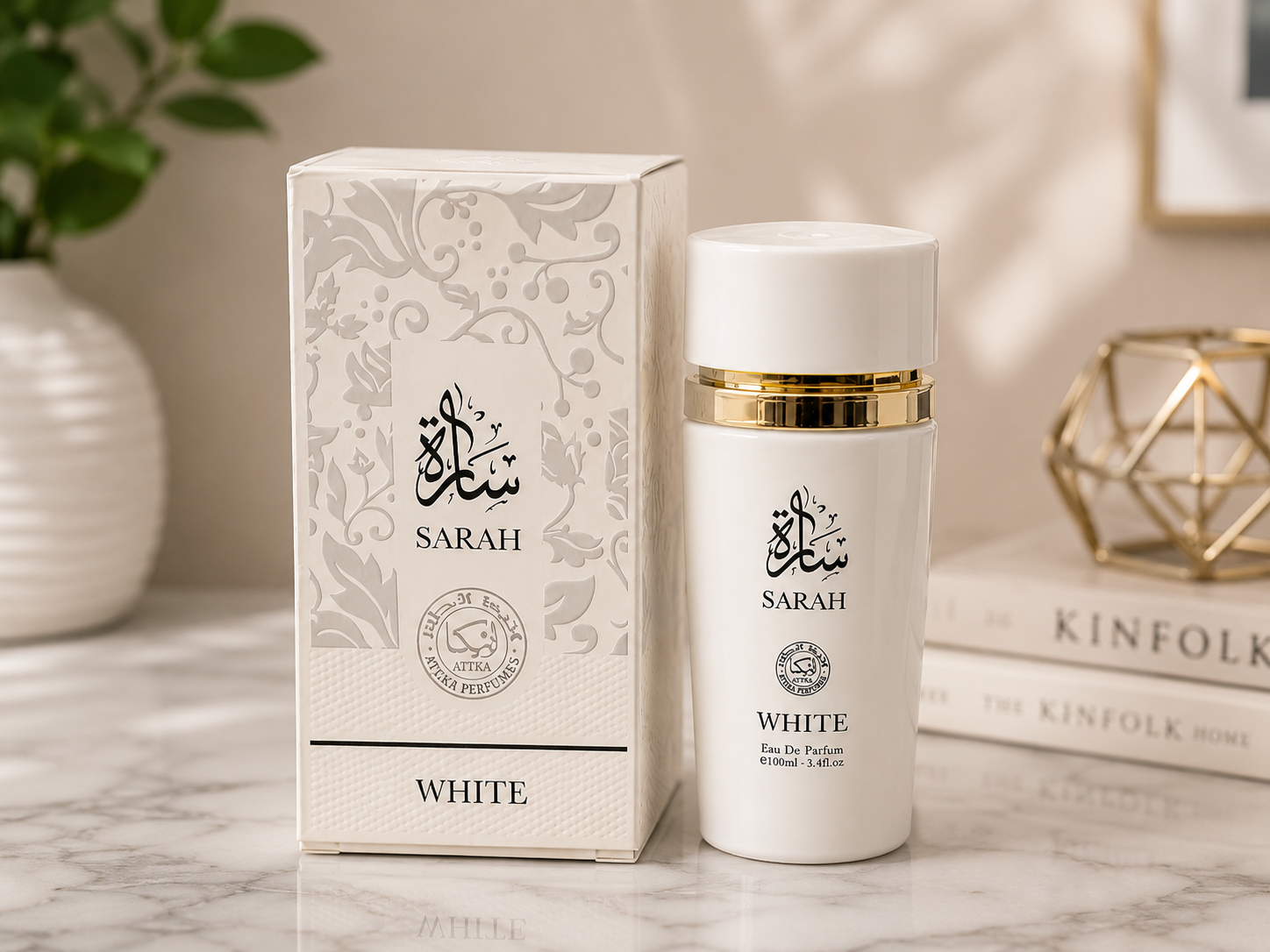 Attika Sarah White Eau de Parfum for Women – 100ml Luxury Floral Fragrance