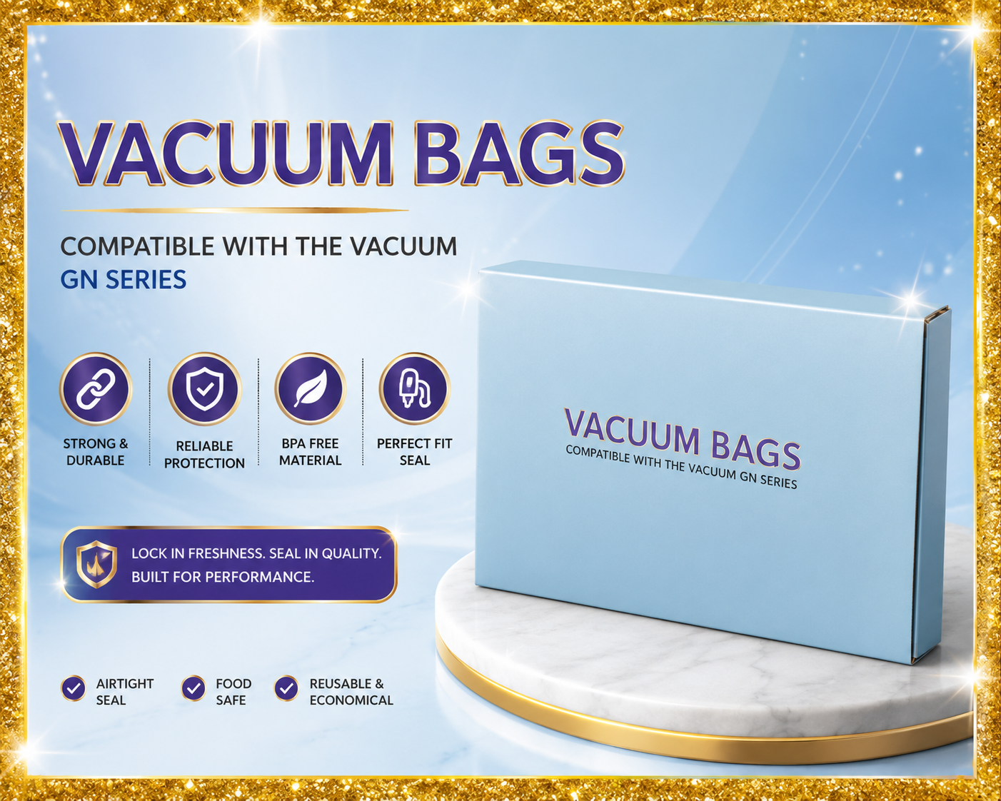 VACUUM BAGS - FOR EXTRA STORAGE IN LUGGAGE - by MORPILOT
