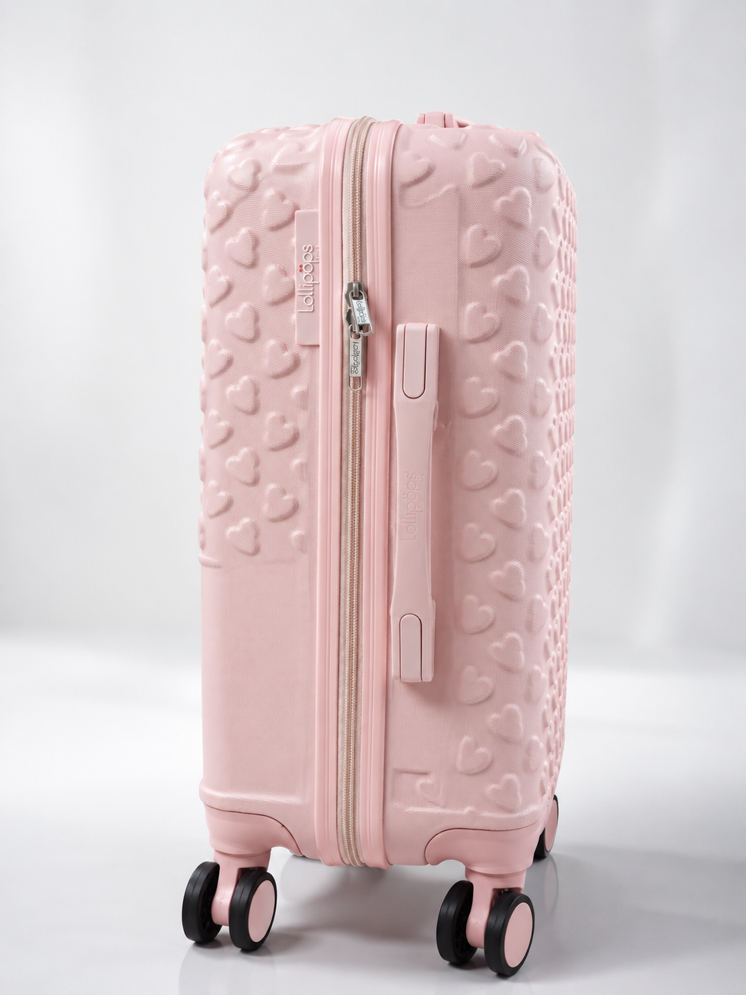 ABS LIGHTWEIGHT TROLLEY by Lollipos Paris- SET OF 1- Hard Shell, Travel 4 Wheels, Cabin Luggage Suitcase
