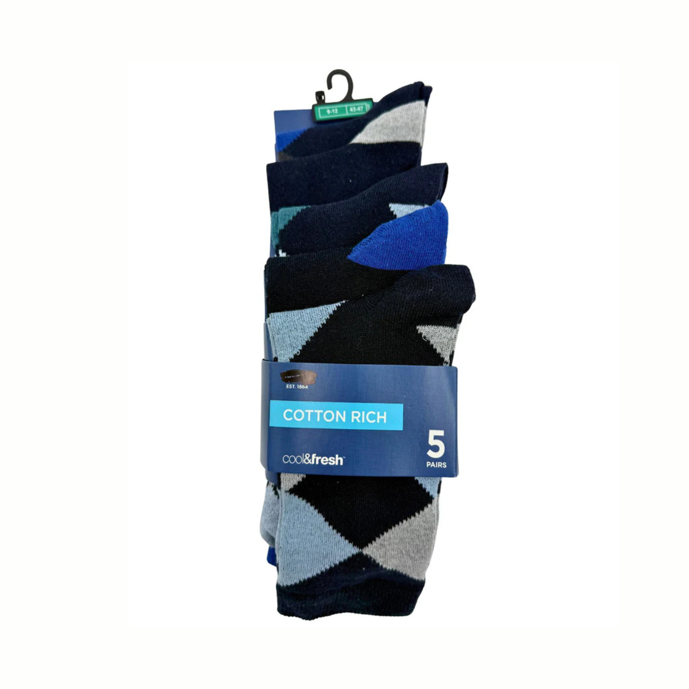 Cool & Fresh Men's Socks Pack of 5