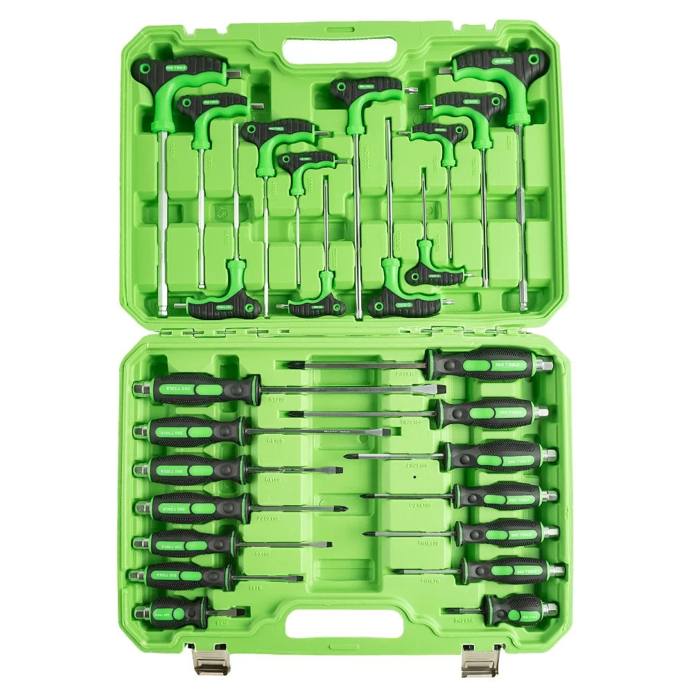 DSD TOOLS 26 pcs High Grade Screwdriver & T Handle Hex Ball & Star Set DS1005