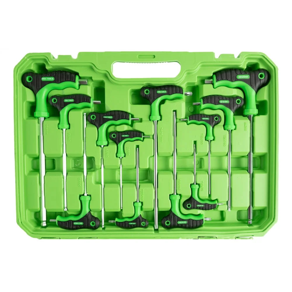 DSD TOOLS 26 pcs High Grade Screwdriver & T Handle Hex Ball & Star Set DS1005