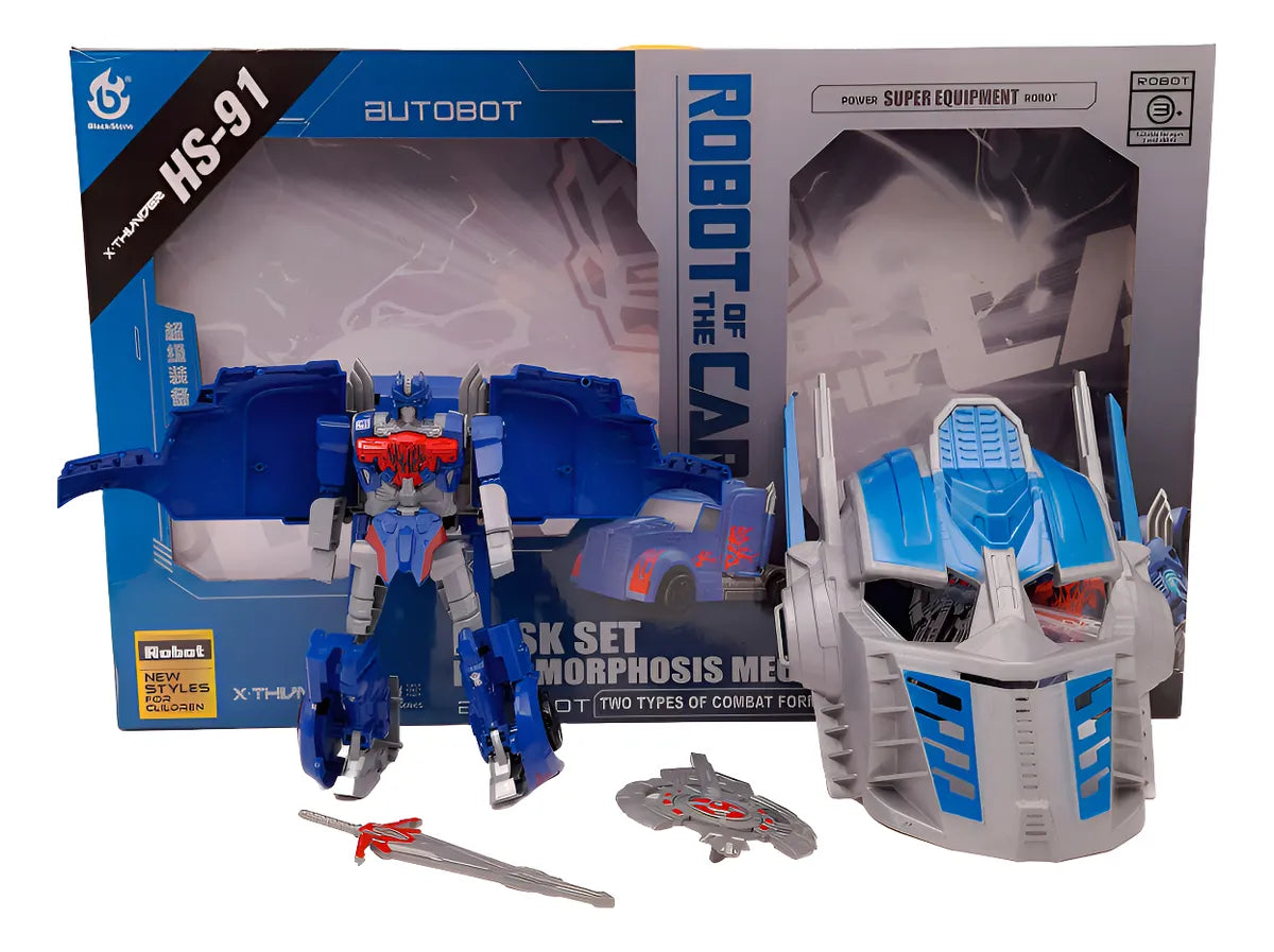 Transformer Autobot Doll and Mask Children's Toy Kit