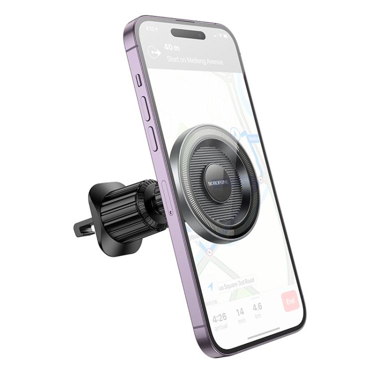 BOROFONE BH122 Magnetic Car Phone Holder – Air Vent Mount with 360° Rotation