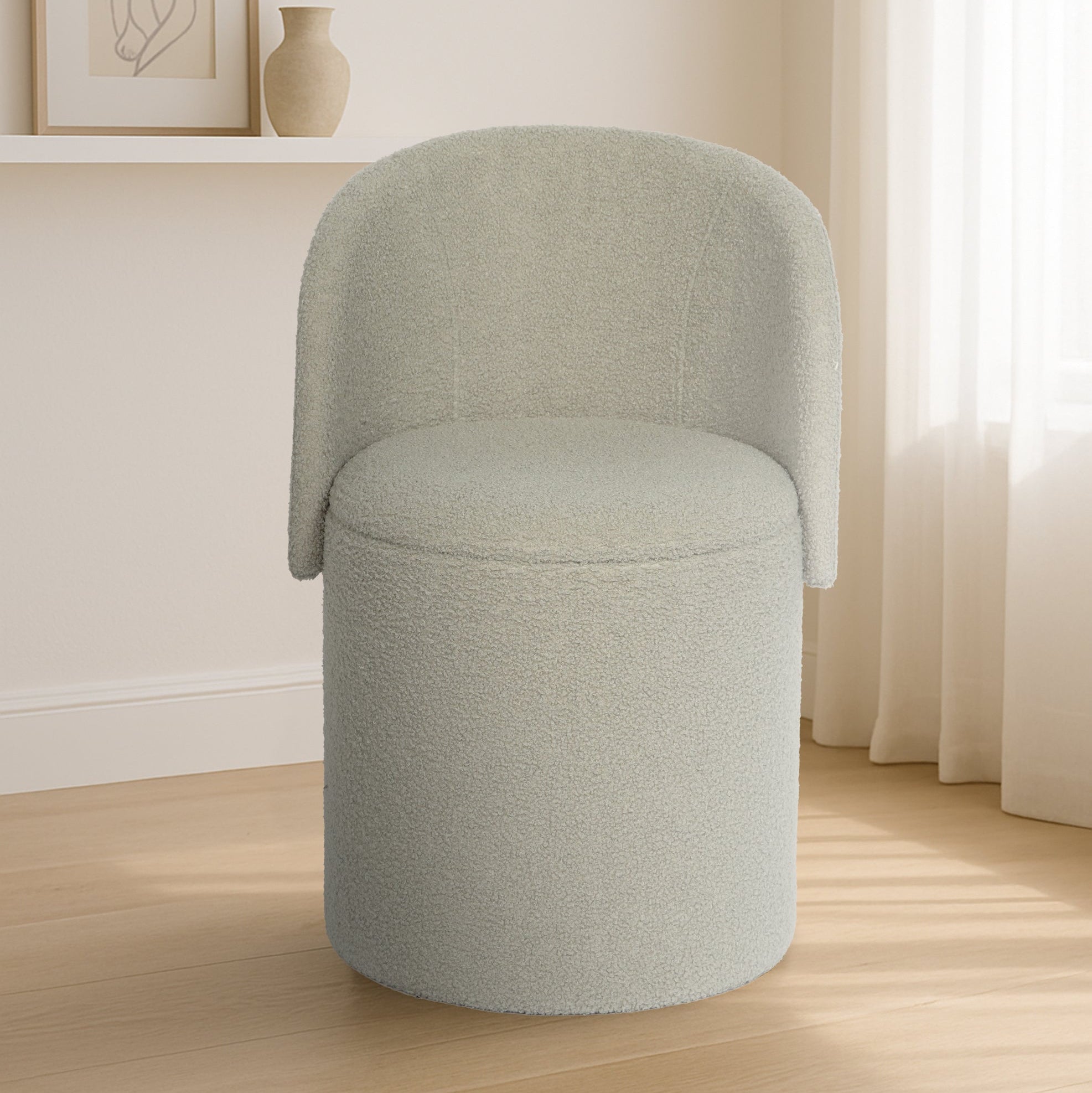 Reverie Maison Bouclé Ottoman Storage Box