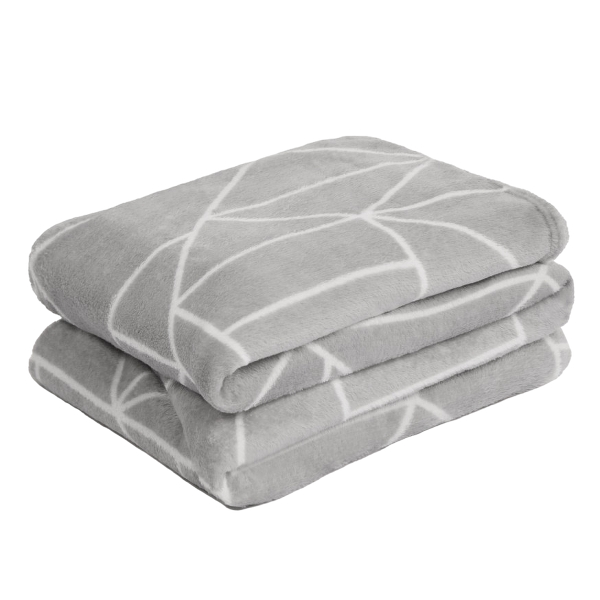 Hug & Snug Snuggle Soft Geometric Printed Throw