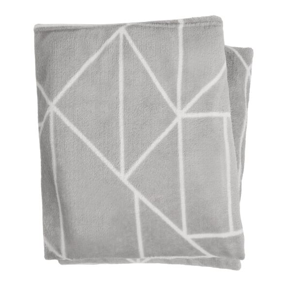 Hug & Snug Snuggle Soft Geometric Printed Throw