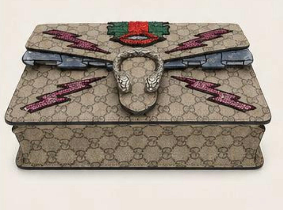 GUCCI DIONYSUS SUPREME EMBELLISHED SHOULDER BAG – AUTHENTIC - PRELOVED