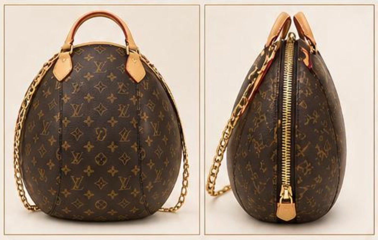 Authentic Louis Vuitton Monogram Egg-Shaped Handbag - PRELOVED