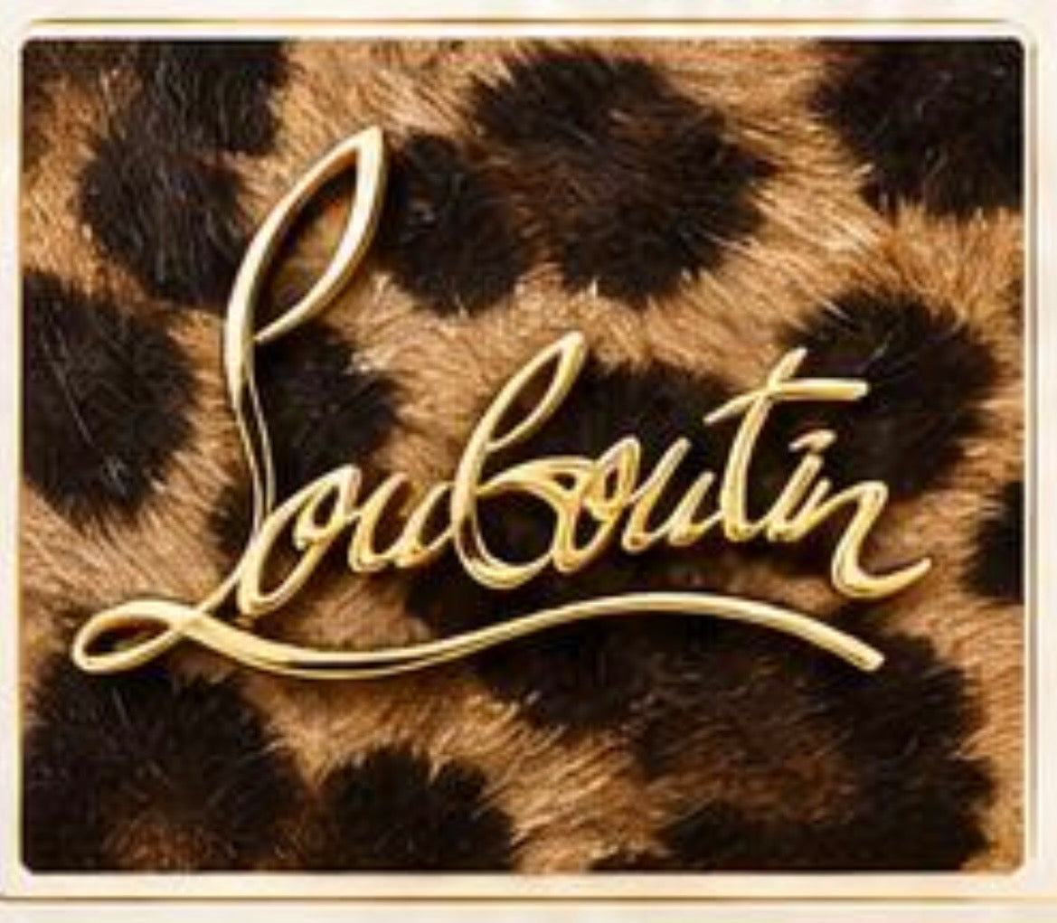 Christian Louboutin Leopard Print Chain Clutch – Luxury Designer Shoulder Bag - PRELOVED